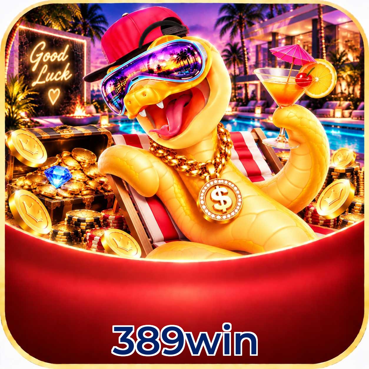Logo 389win Telegram Canal Oficial
